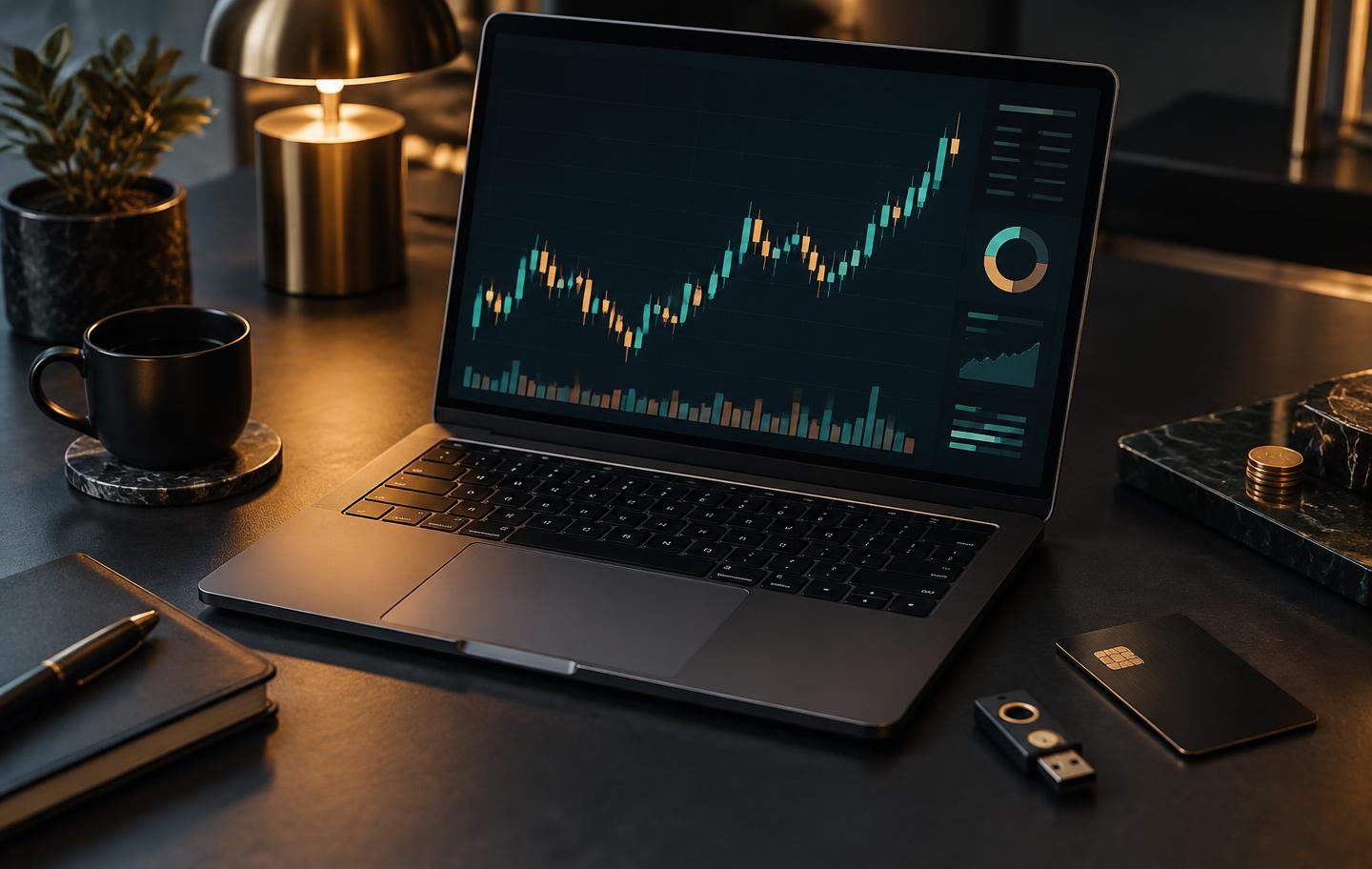 AccuTrade trading workspace with account security tools